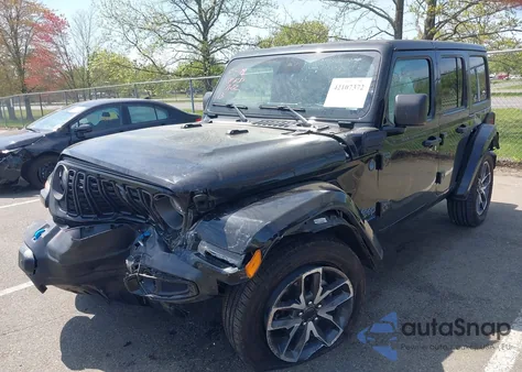 2024 Jeep Wrangler 4Xe Sport S 4Xe из США, поврежденный, VIN 1C4RJXN68RW145341